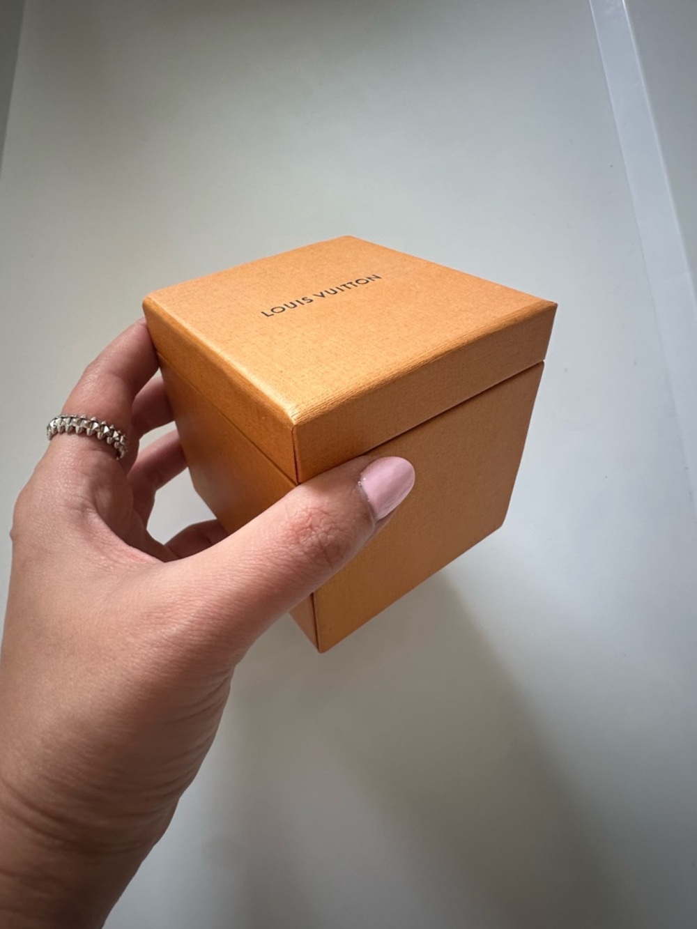 Louis Vuitton Orange Square Jewelry Box